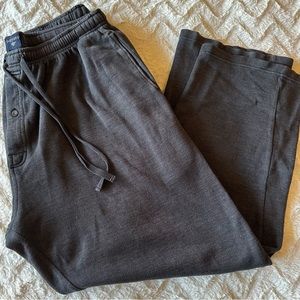 🎁Bundle 4 Free! Dockers Men’s Dark Gray Wide Leg Sweatpants Size XL